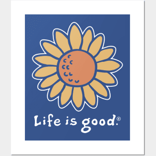 Life Is Really Good Sunflower 2 Posters and Art